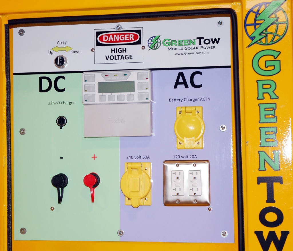 GreenTow control panel